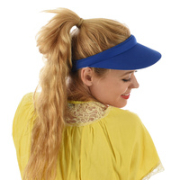 Slide-on Visor Hat | Blue - Royal Blue