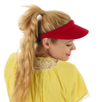 Slide-on Visor Hat | Red