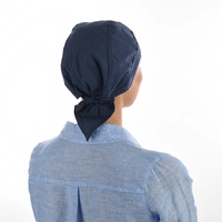 Plain Cotton Durag | Blue - Navy Blue / Dark Blue