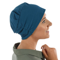 REBECCA COTTON Beanie Turban | Blue - Teal Blue | S/M