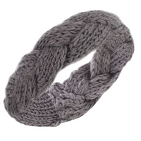 Chemo Cotton Beanie with Removable Braided Headband