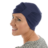 BAMBOO CLASSIC TURBAN - MICHELLE | Blue - Navy Blue / Dark Blue | Turban ONLY
