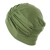 Bamboo 4-Seam Ruched Turban Hat - Renee