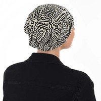 Floral 4 in 1 Magic Headcover | Option 7 | Abstract Geometric Black Print