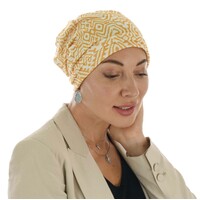 Floral 4 in 1 Magic Headcover | Option 8 | Abstract Geometric Dusty Mastard