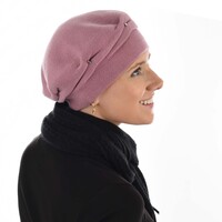 Beaded Beret - Madelyn | Purple - Light Purple Lilac