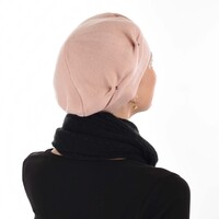 Beaded Beret - Madelyn | Pink - Dusty Pink