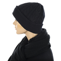 Aussie Soft Wool Beanie – Eva | Black