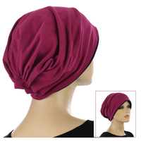 Double-sided Two-toned Headcover - Ingrid | Option 1 - Navy vs. Claret Pink