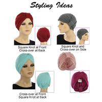 Reversible Classic Cotton Turban - Nora