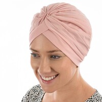 Reversible Classic Cotton Turban - Nora | Pink - Dusty Pink