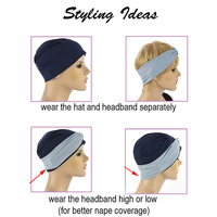 Bamboo Turban with Mix n Match Headband Set