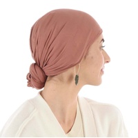 Bamboo Infinity Scarf Head Wrap   | Rust