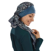 Floral Head Scarf with Headband Gracie