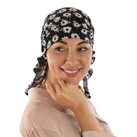 Stretch Floral Pre-tied Scarf Holly