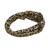 Seamless Wrap Headband with Print | #11 Classic Leopard Print