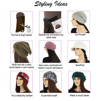 Bamboo Cap with Removable Hair Extension – Lena