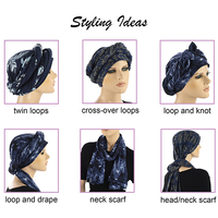 Fitted Tube Turban Scarf - Melissa 