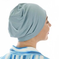 Bamboo Night Cap – Leslie | Slate Baby Blue