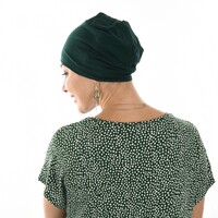 Bamboo Night Cap – Leslie | Bottle Green / Dark Green