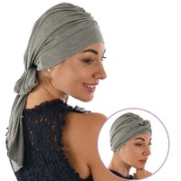 Bamboo Turban Wrap with Tails - Zoe