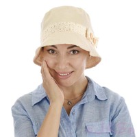 Ultra Soft Packable Cotton Bucket Hat | Cream Beige