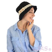 Ultra Soft Packable Cotton Bucket Hat | Black