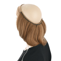 Halo Headband with Bob Hairstyle Hair Extension - Debbie | Copper Blonde Red