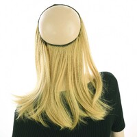 Full Closure Chemo Halo Headband with Hair Mia | Honey Blonde