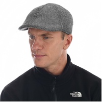 Classic Tweed Comfort Ivy Cap – Justin | Grey Herringbone