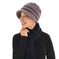 SOFT BRIM BAKERBOY HAT SARAH | Pastel Purple