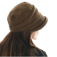 Deep Crown Fashion Hat - Daniela | Bronze Brown