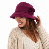 Side Rosette Cloche — Clara