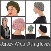 Rectangular Jersey Stretchable Scarf for Turban Wrapping