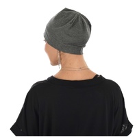 Simplicity Cotton Skull Beanie | Dark Grey