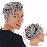 Reversible Tribal Inspired Pre-tied Head Wrap Turban