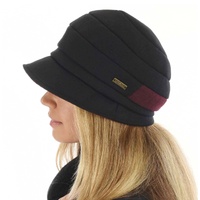 High Crown Wool Blend Bakerboy Hat – Harper