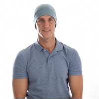 Bamboo Simplicity Cap - Sam | Slate Light Blue