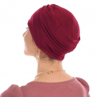 Bamboo Simplicity Cap - Sam | Deep Red