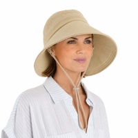 Abby Holiday Visor Sun Hat with Integrated Hair for Hair Loss