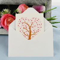 Greeting Card-Love Heart Tree | Pink N Hot Pink