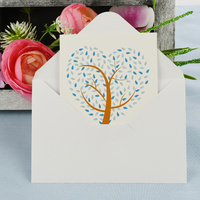 Greeting Card-Love Heart Tree | Blue