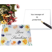 Greeting Card - Sending Love and Sunshine