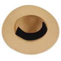 Terry Cotton Headband Hat Sizer Band | Colour | Black