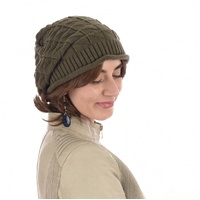 Rasta Extra Slouch Check Knit Unisex Beanie