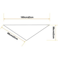 Triangle Lace Scarf with Leaf Motif