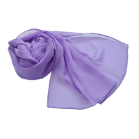 Evening Chiffon Scarf | Purple - Light Purple Lilac