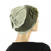 Swirly Beanie with Crochet Headband Set