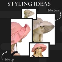 Portable Wide Brim Sun Visor