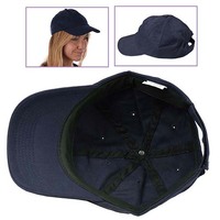 Cotton Baseball Cap with Chiffon Sash